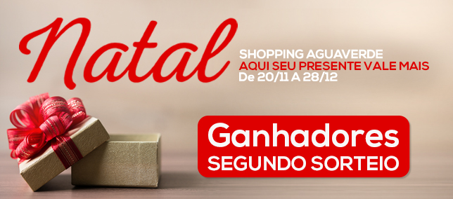Natal Shopping AguaVerde - 2º Sorteio